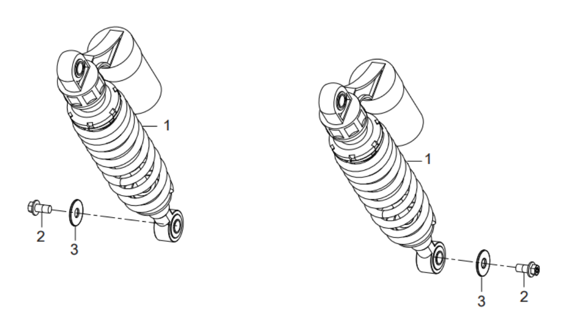Stoßdämpfer hinten