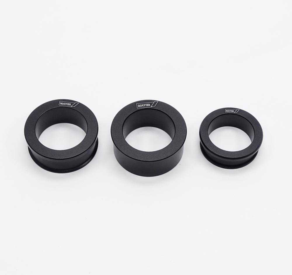 TMP Racing Felgen Distanzbuchsen Set schwarz Suzuki GSX-R 600 750 2011-