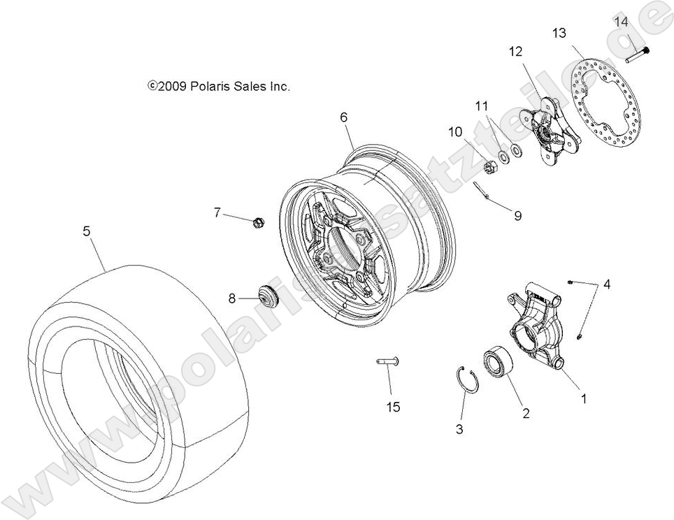 WHEELS, REAR and HUB
