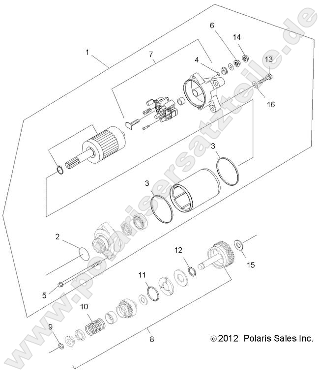 ENGINE, STARTING SYSTEM