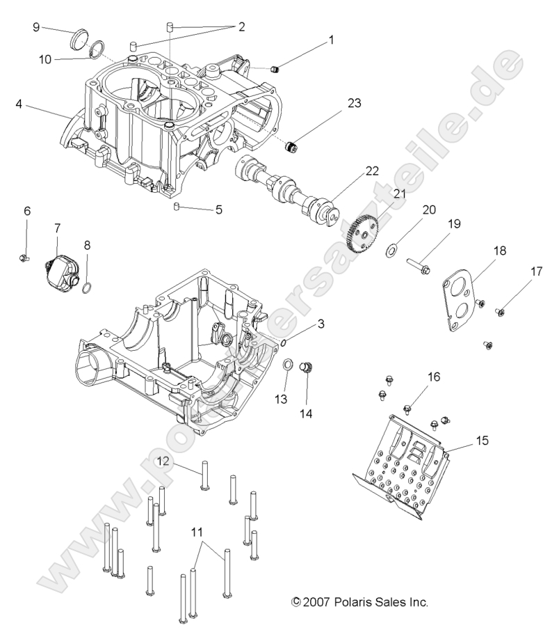 Engine, Crankcase Engine, Crankcase