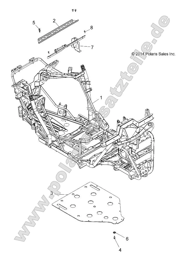 Chassis, Main Frame and Skid Plate Chassis, Main Frame and Skid Plate