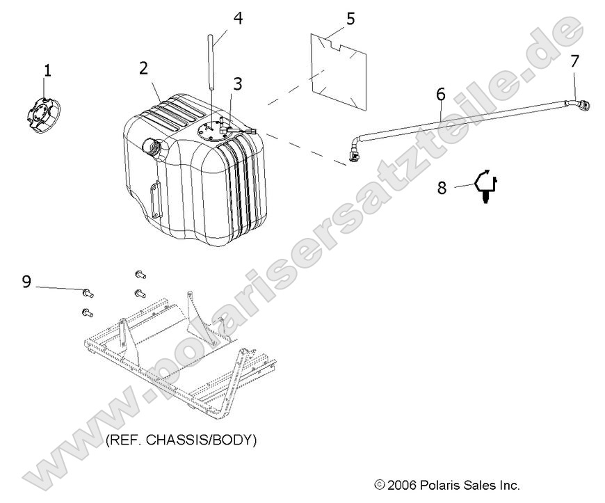 Body, Fuel Tank Asm.