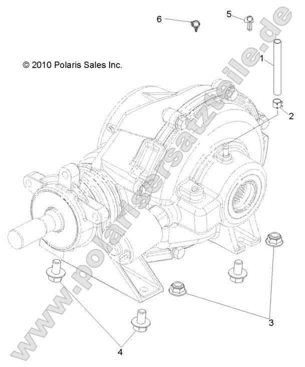 Drive Train, Rear Gearcase Mounting