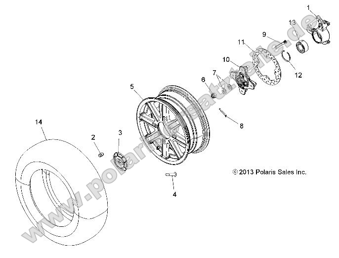 Wheels, Front and Hub Wheels, Front and Hub