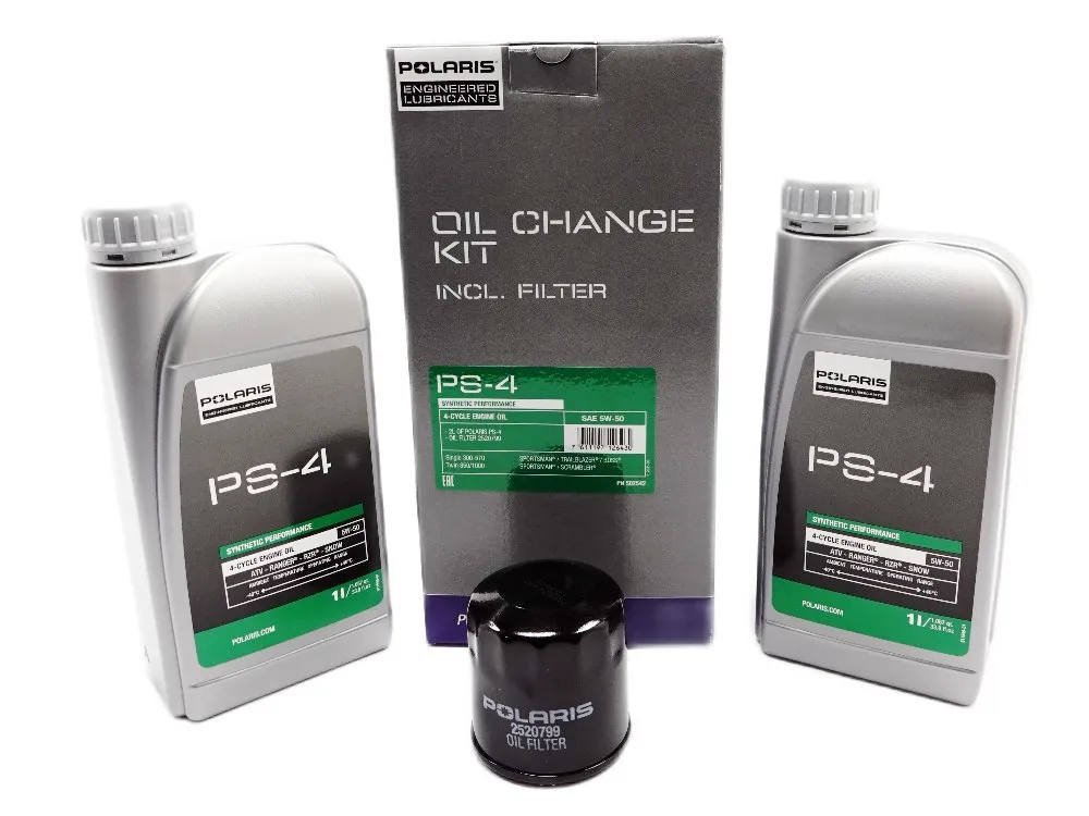Polaris Ölwechselkit Sportsman / Scrambler - 2x PS-4 Motoröl 1 Liter + Ölfilter 2520799 - 502542 Polaris Ölwechselkit Sportsman / Scrambler - 2x PS-4 Motoröl 1 Liter + Ölfilter 2520799 - 502542