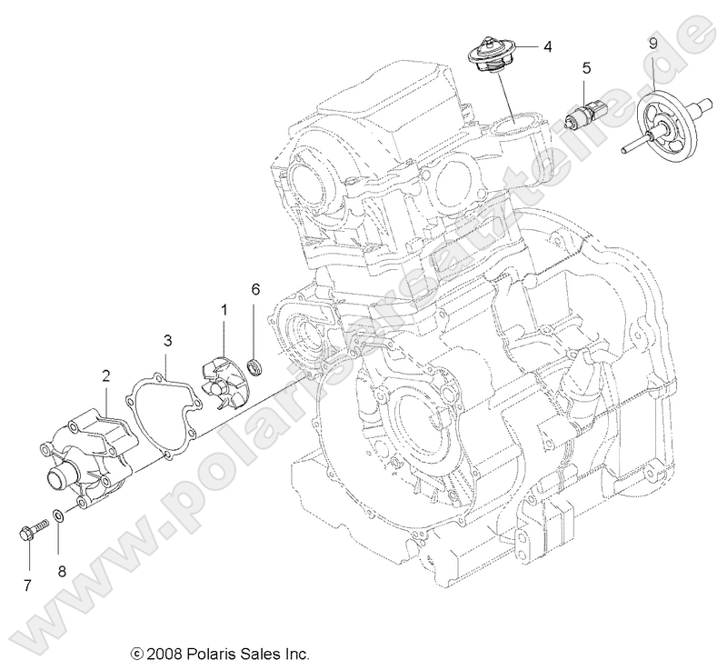 ENGINE, COOLING SYSTEM and WATER PUMP