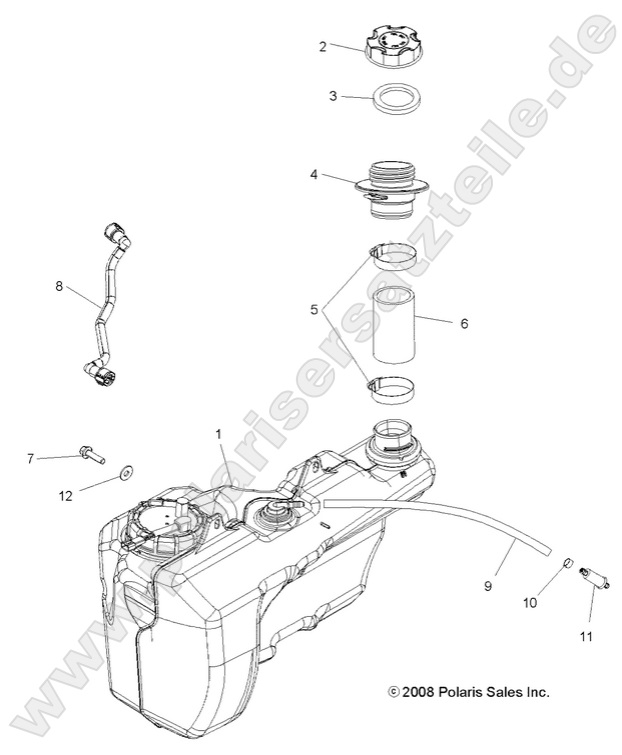 BODY, FUEL TANK BODY, FUEL TANK