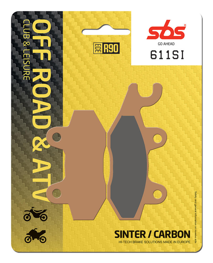 SBS_611_SI SBS Bremsbeläge Offroad & ATV Sintermetall - 611SI