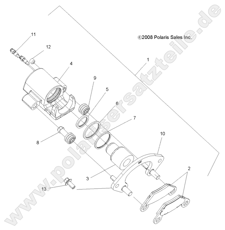 BRAKES, REAR CALIPER