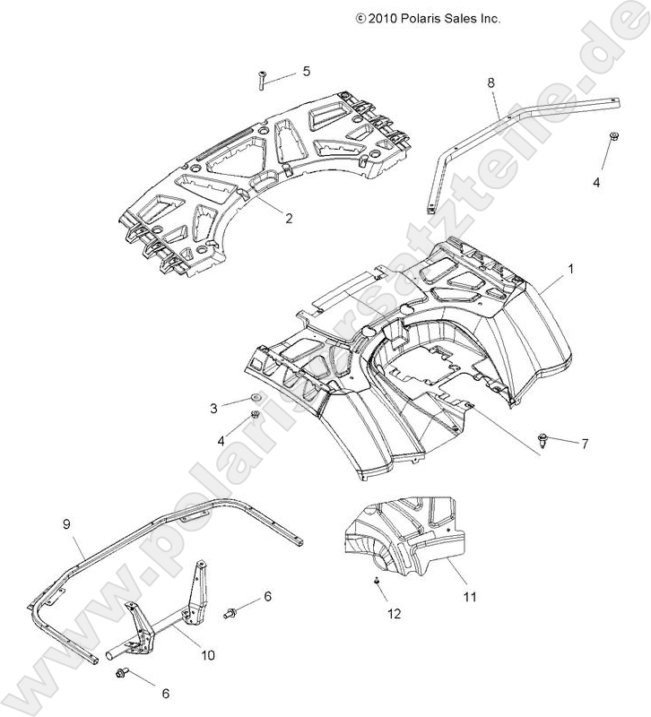 BODY, REAR CAB and REAR RACK BODY, REAR CAB and REAR RACK