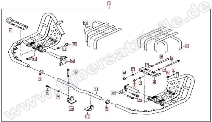 Fußstütze Nerf Bars Fußstütze Nerf Bars