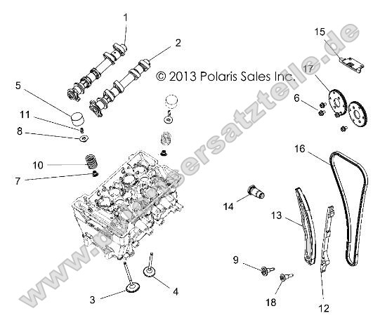 Engine, Valves and Camshafts