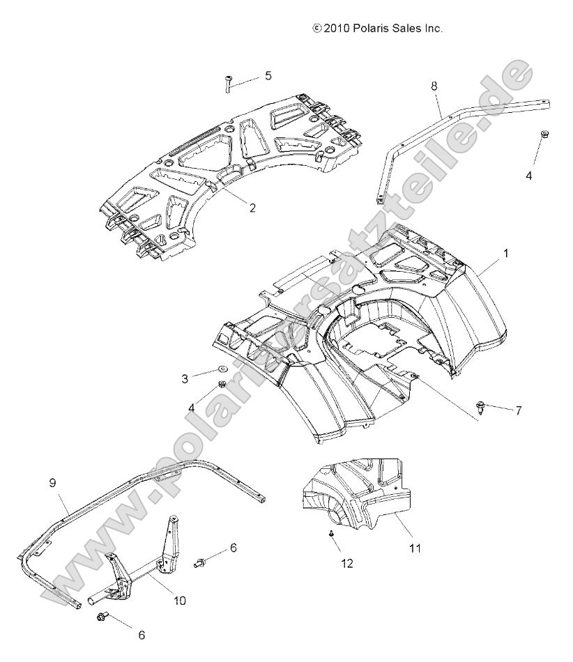 Body, Rear Cab and Rear Rack