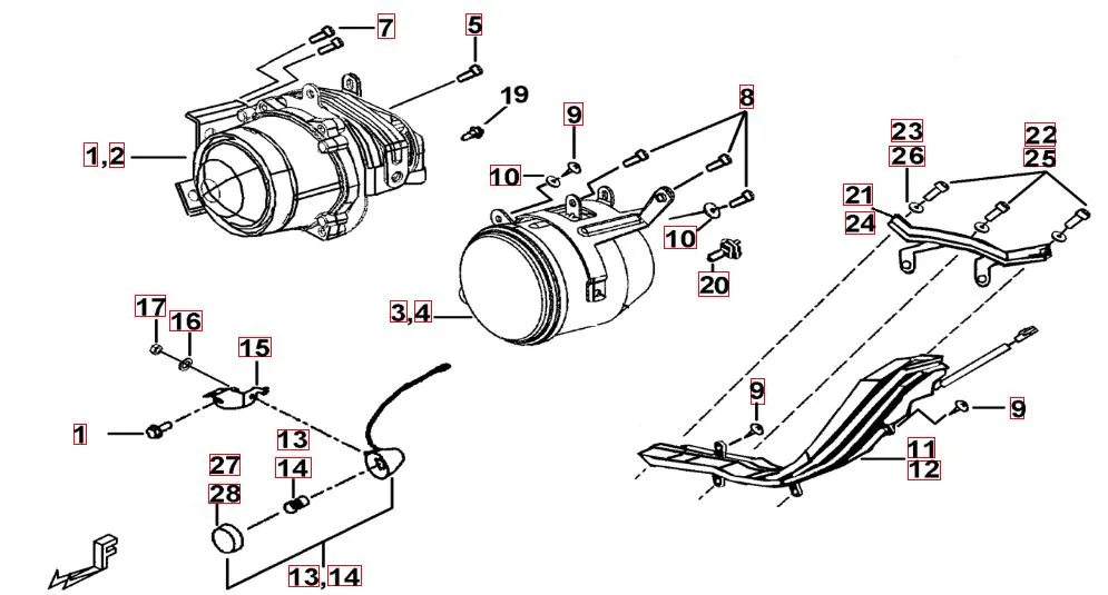 Scheinwerfer Scheinwerfer