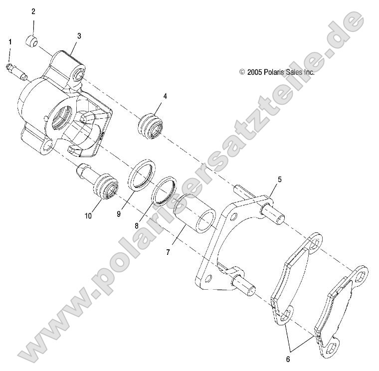 Brakes, Caliper, Rear Brakes, Caliper, Rear