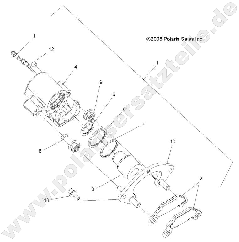 BRAKES, REAR CALIPER