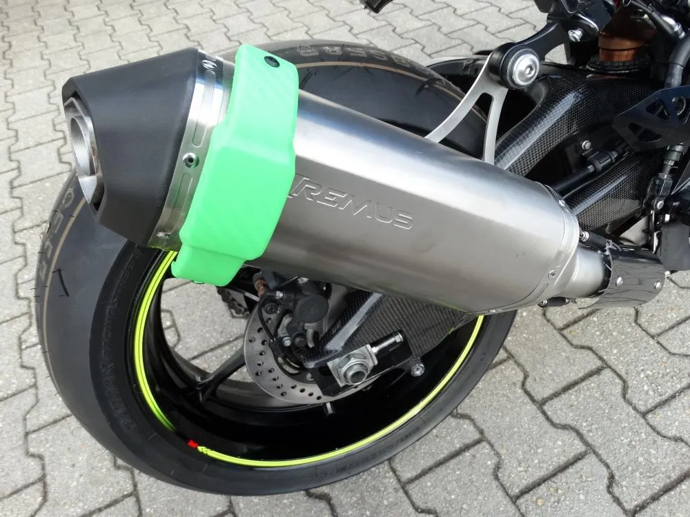 Universal_Racing_Endschalldaempfer_Protektor_Rund_gruen_2 Racing Endschalldämpfer Protektor Universal Rund grün