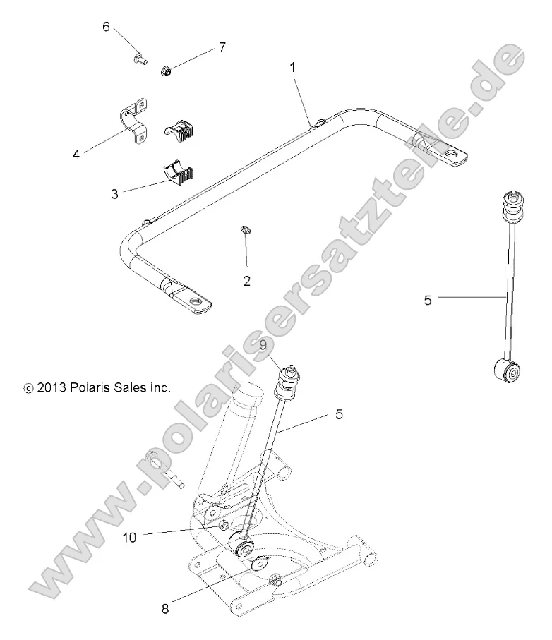 Suspension, Stabilizer Bar, Rear Suspension, Stabilizer Bar, Rear