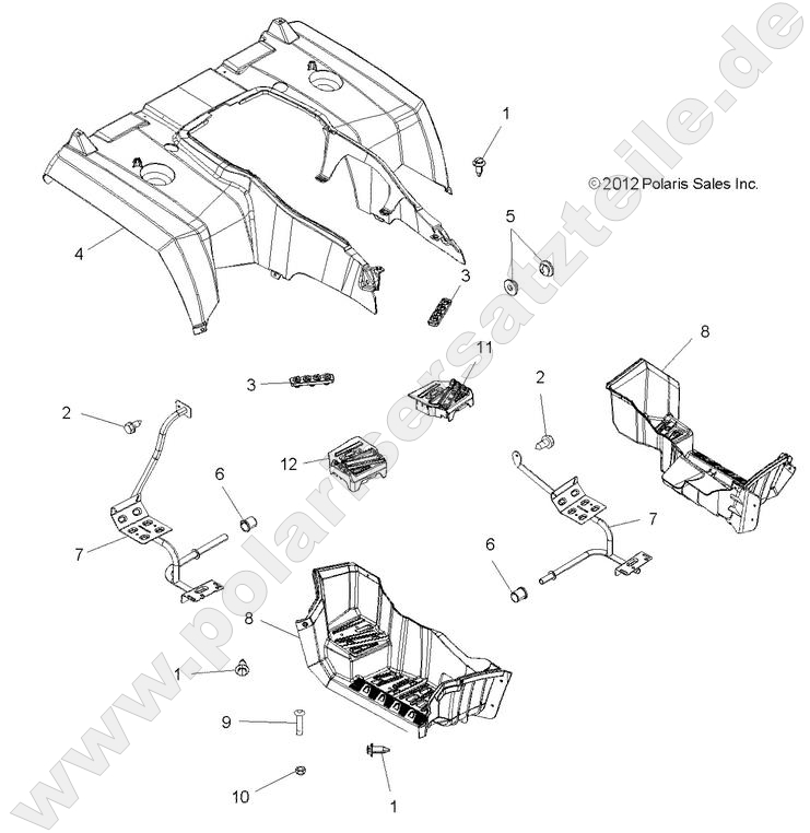 BODY, REAR CAB and FOOTWELLS