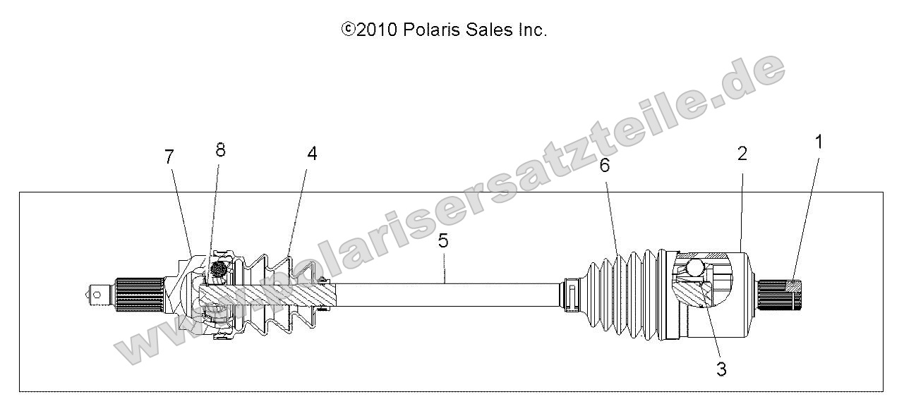 Drive Train, Drive Shaft, Front Drive Train, Drive Shaft, Front