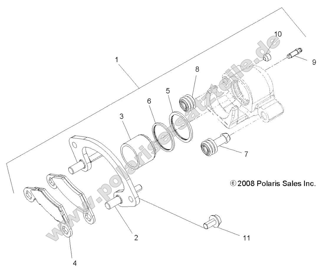 Brakes, Front Caliper Brakes, Front Caliper