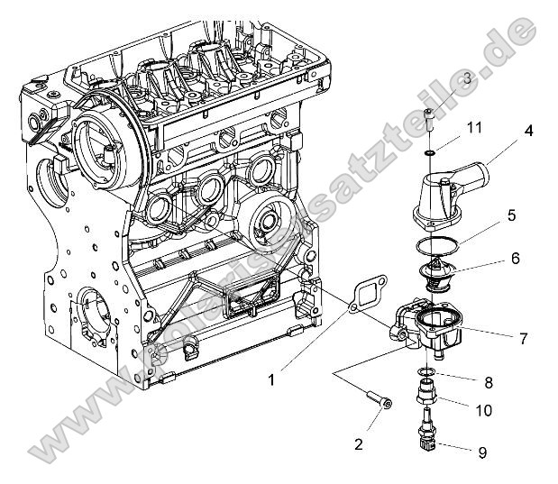 Engine, Thermostat Asm. Engine, Thermostat Asm.