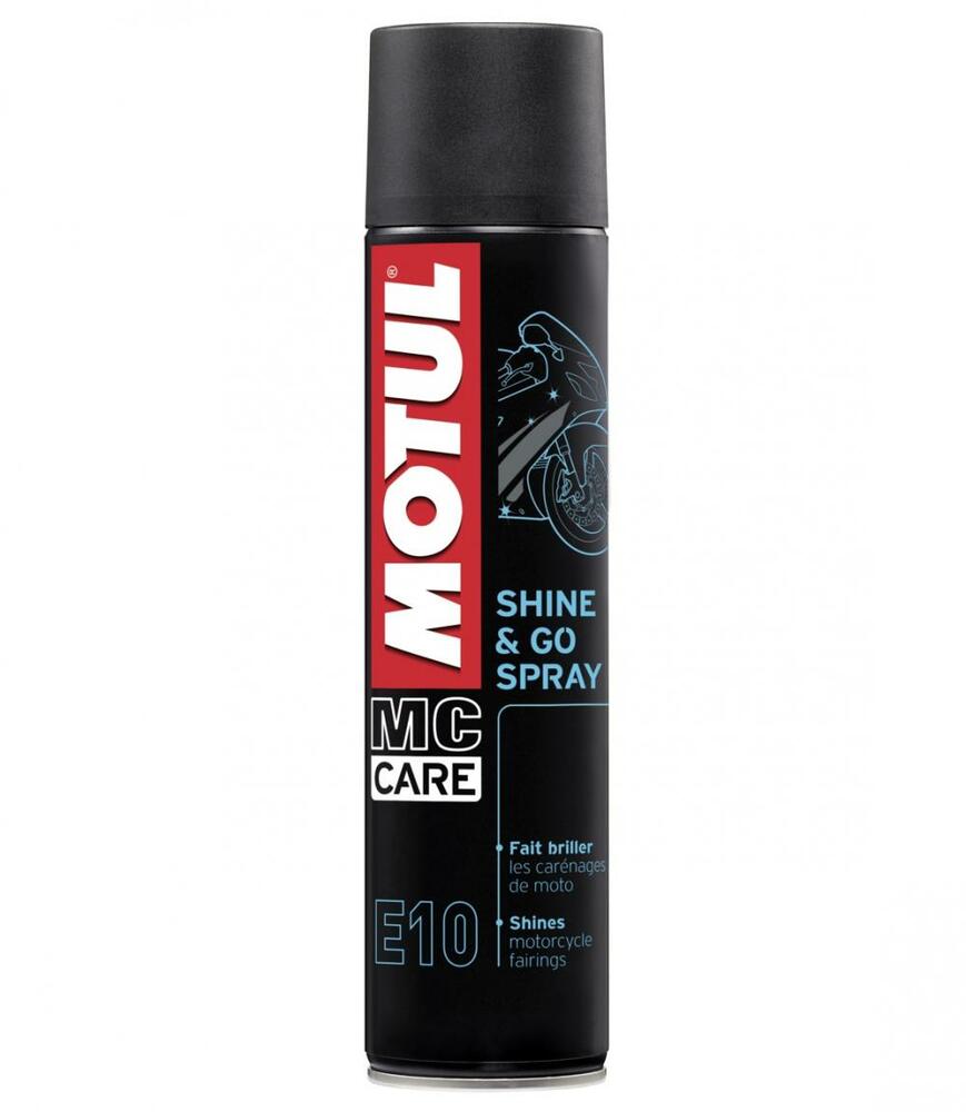 Motul_E10_Shine___Go_Spray___Hochglanz_Pflegemittel__103175 Motul E10 Shine & Go Spray - Hochglanz Pflegemittel - 400 ml