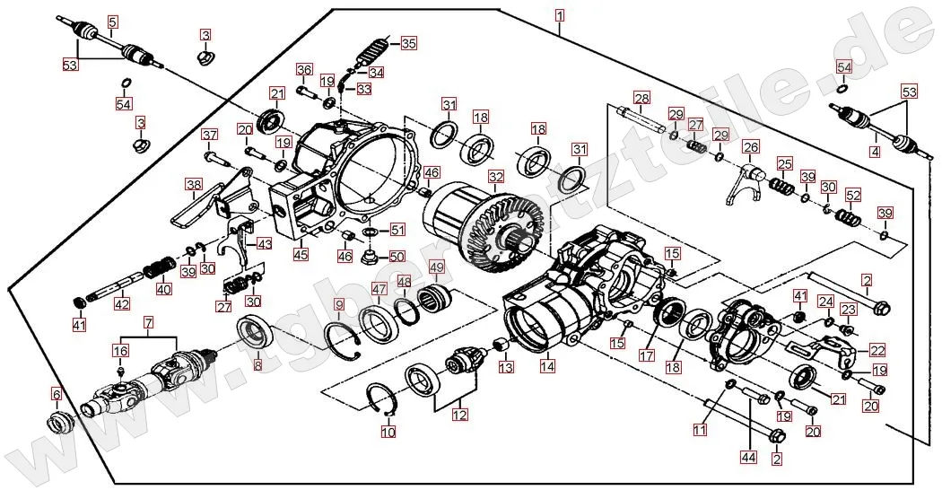 Differenzial vorne Differenzial vorne