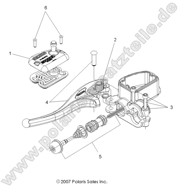 BRAKES, FRONT BRAKE LEVER and MASTER CYLINDER BRAKES, FRONT BRAKE LEVER and MASTER CYLINDER