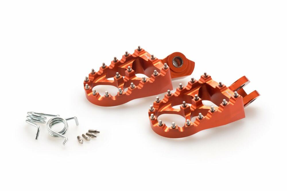 PUIG FUSSRASTEN SET MOD. OFF-ROAD SUZUKI C/ORANGE - 20534T