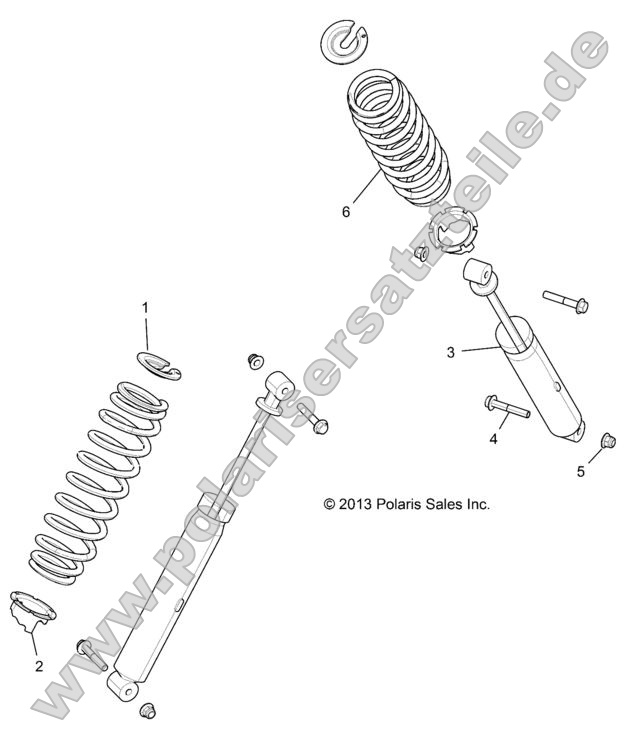 Suspension, Rear Shock Suspension, Rear Shock