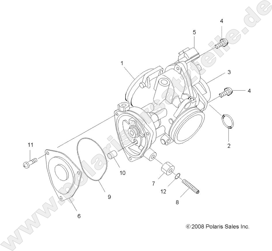ENGINE, THROTTLE BODY ENGINE, THROTTLE BODY
