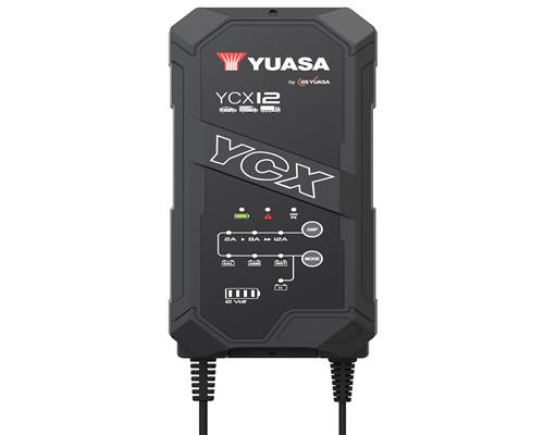 Yuasa YCX12 Batterieladegerät 12V 12A für Blei-Säure + Lithium Batterie