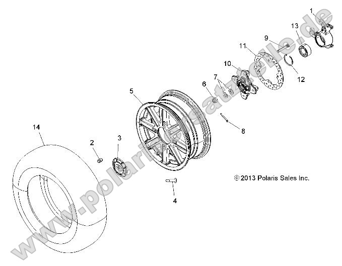 Wheels, Front and Hub Wheels, Front and Hub
