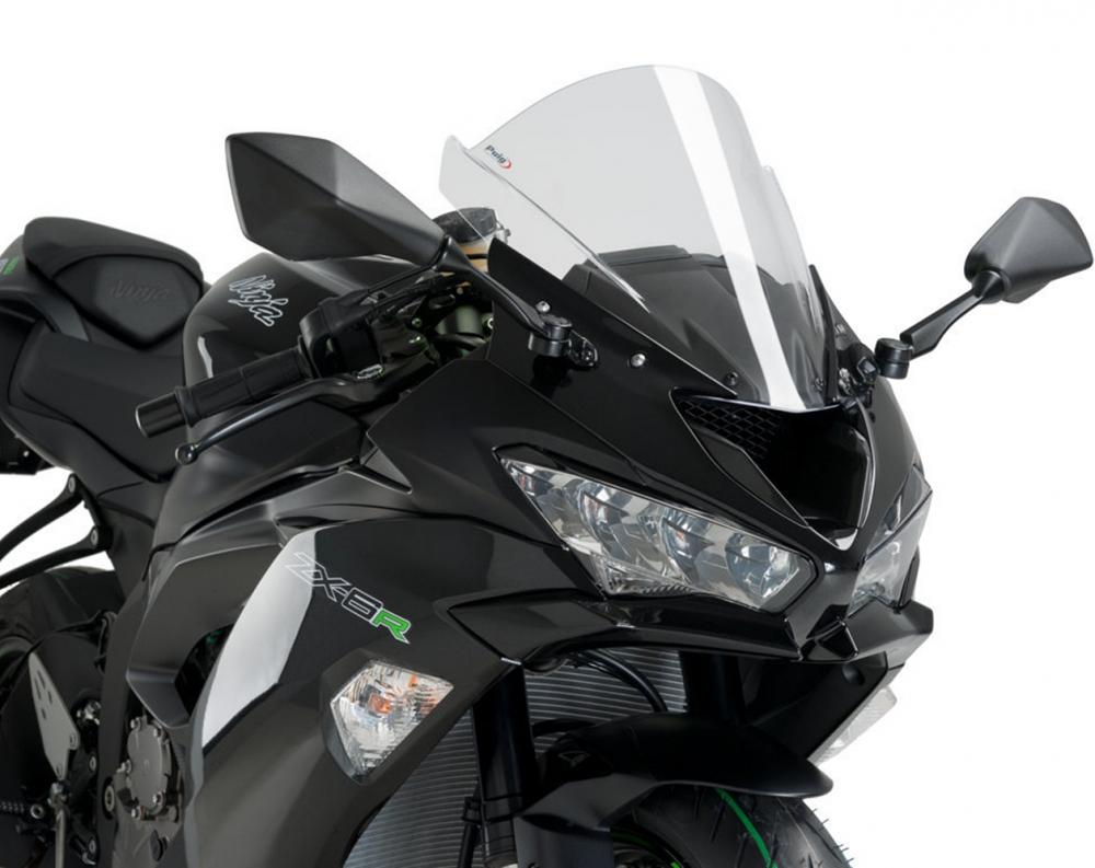 Puig Z-Racing Verkleidungsscheibe Transparent - Kawasaki ZX-6R 2009-22 / ZX-10R 2008-10