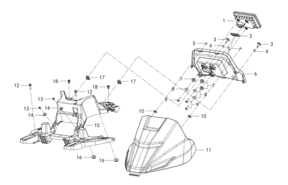Tachoabdeckung Tachoabdeckung
