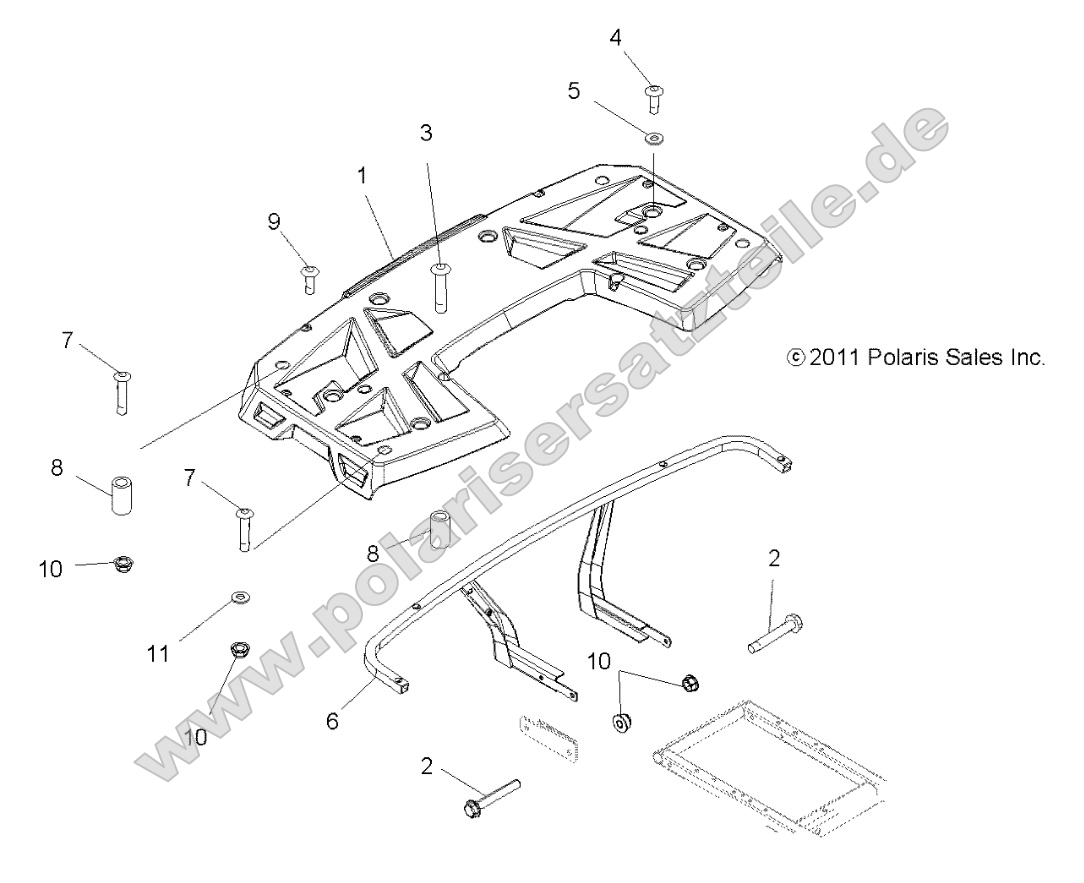 Body, Rear Rack Body, Rear Rack
