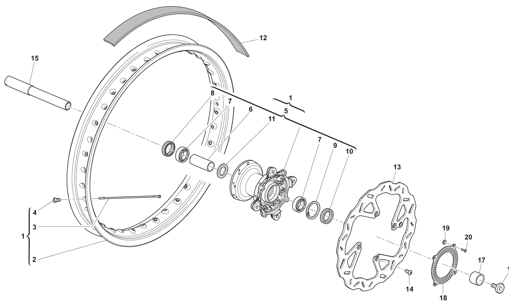 Vorderrad Superdual T