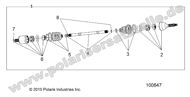 Drive Train, Front Half Shaft Drive Train, Front Half Shaft