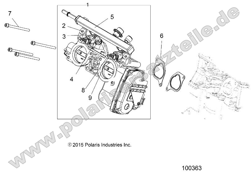 Engine, Throttle Body Engine, Throttle Body