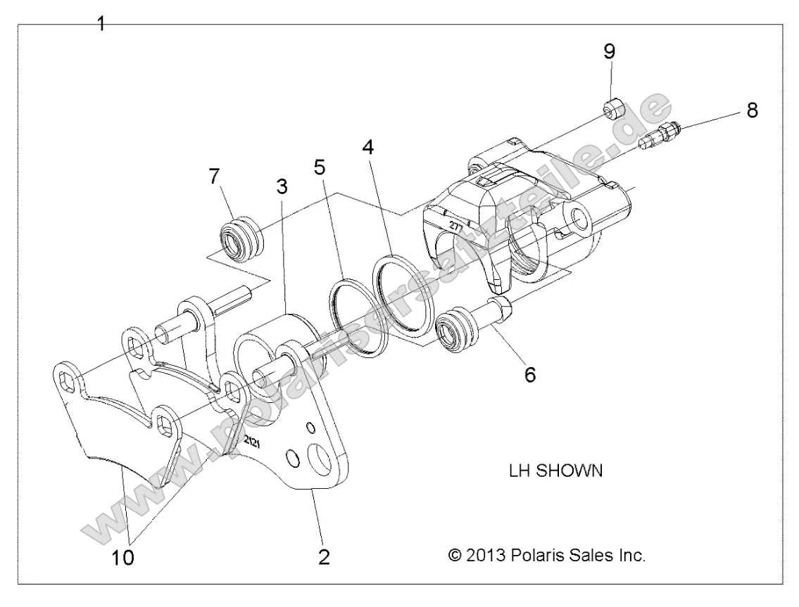 Brakes, Caliper, Front Brakes, Caliper, Front