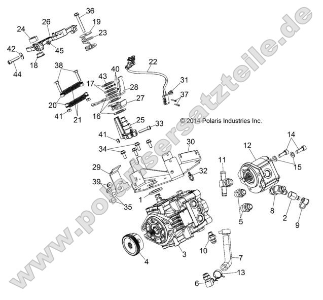 Drive Train, Drive Pump Drive Train, Drive Pump