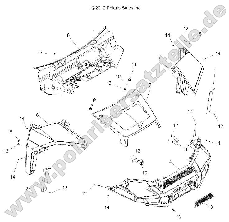 Body, Hood and Front Fascia Body, Hood and Front Fascia