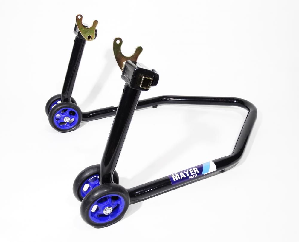 TMP_Hinterrad_Montagestaender_schwarz_blau_mit_V_Gabelaufnahme_6695_2 TMP Hinterrad Montageständer schwarz-blau mit V-Gabelaufnahme