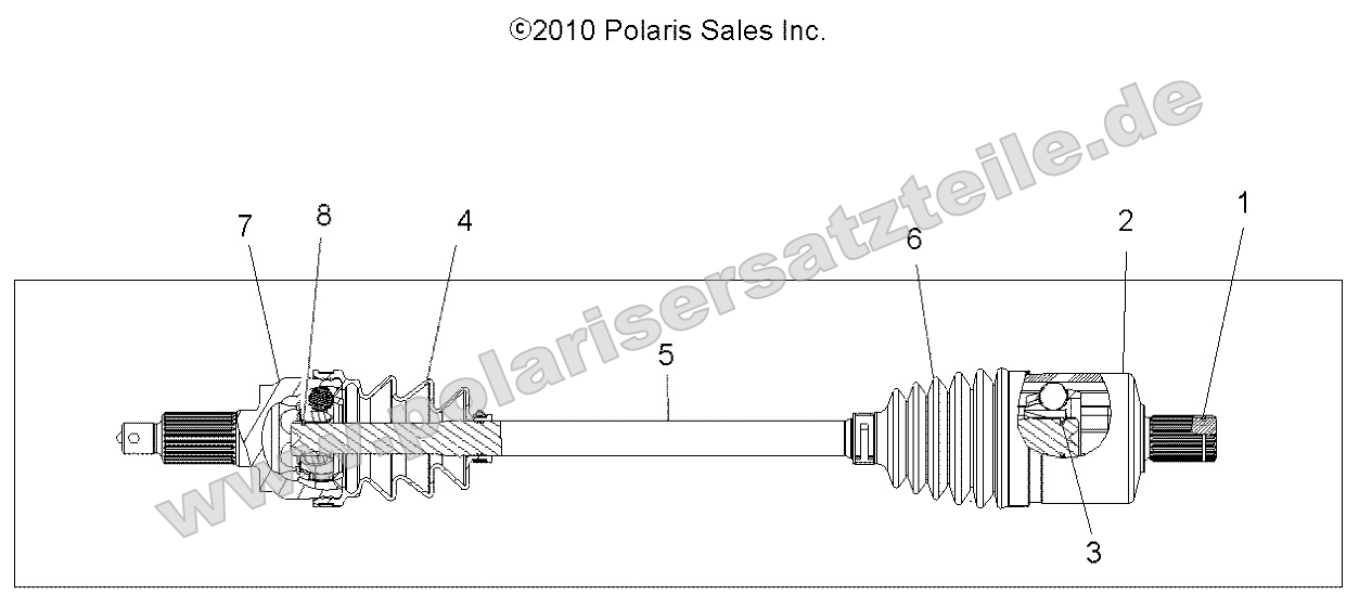 Drive Train, Drive Shaft, Front Drive Train, Drive Shaft, Front