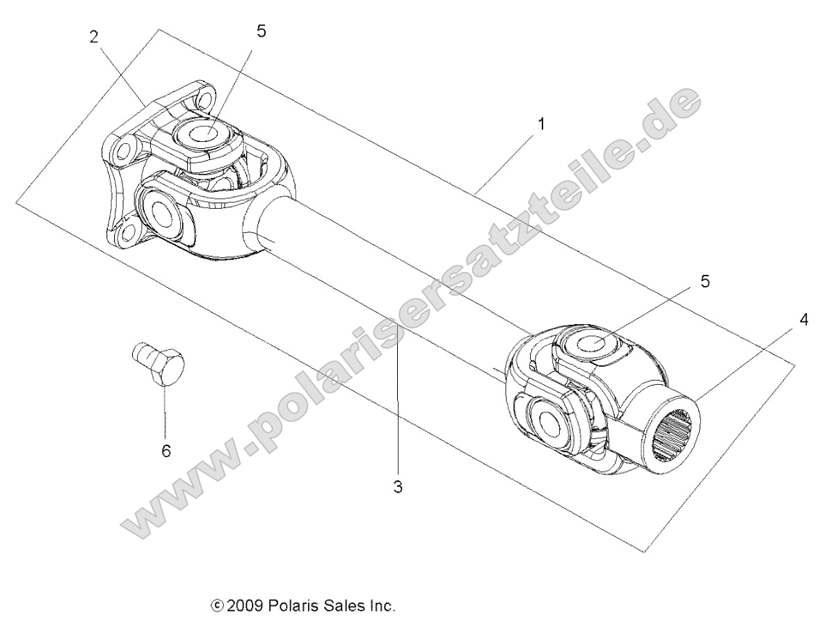 Drive Train, Prop Shaft, Rear