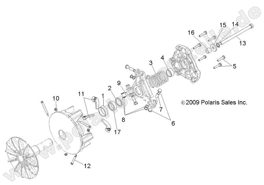 DRIVE TRAIN, PRIMARY CLUTCH