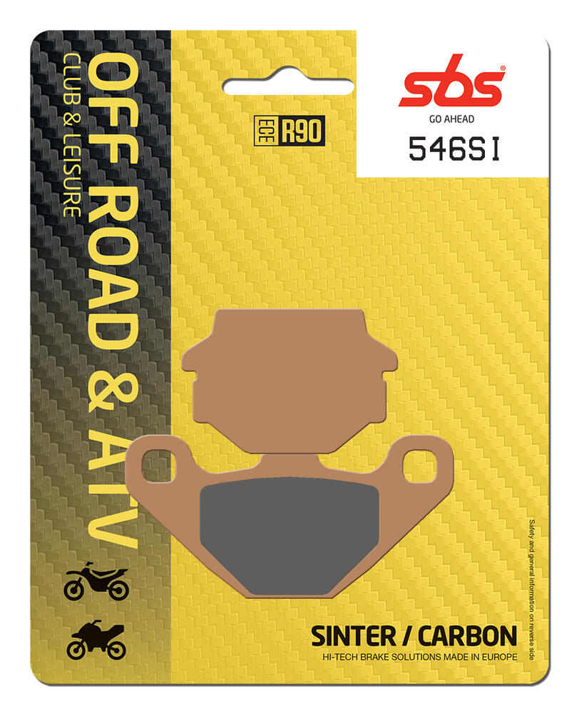 SBS_546_SI SBS Bremsbeläge Offroad & ATV Sintermetall - 546SI