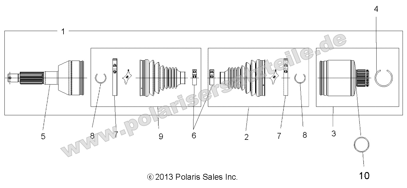 Drive Train, Rear Drive Shaft Drive Train, Rear Drive Shaft